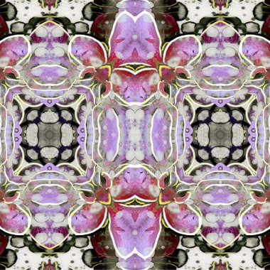 Kusursuz kaotik şablon. Soyut moda arka planı. Kusursuz bir doku. Modern arka plan. Kaleydoskopik