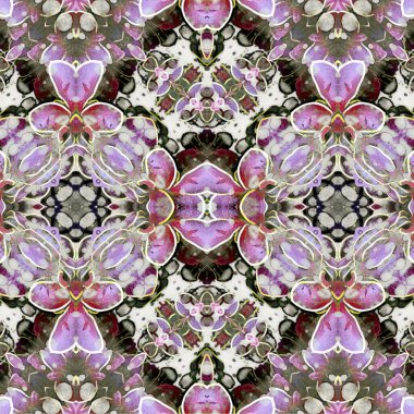 Kusursuz kaotik şablon. Soyut moda arka planı. Kusursuz bir doku. Modern arka plan. Kaleydoskopik