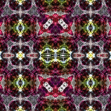 Kusursuz kaotik şablon. Soyut sanat geçmişi. Kusursuz bir doku. Modern arka plan. Mandala