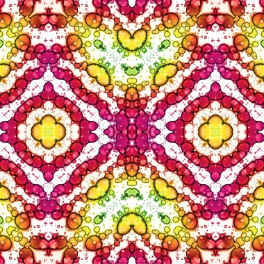 Kusursuz kaotik şablon. Soyut moda arka planı. Kusursuz bir doku. Modern arka plan. Kaleydoskopik