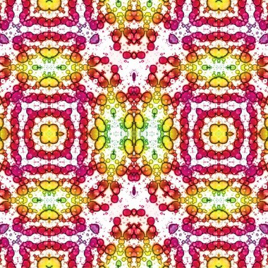 Kusursuz kaotik şablon. Soyut sanat geçmişi. Kusursuz bir doku. Modern arka plan. Mandala