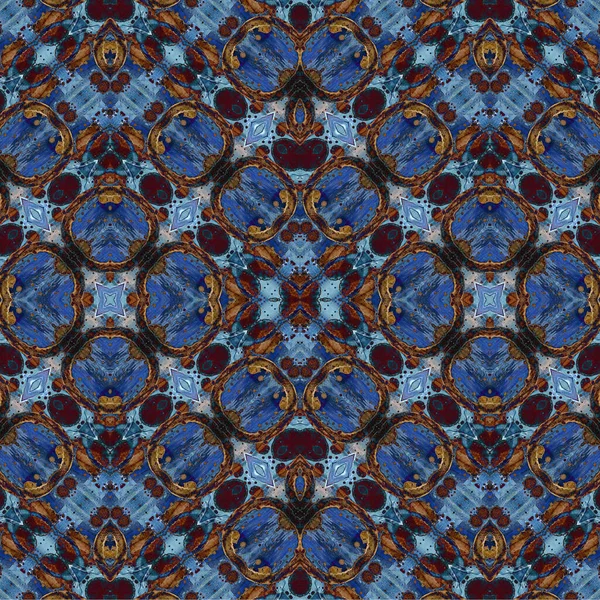 Kusursuz kaotik şablon. Soyut sanat geçmişi. Kusursuz bir doku. Modern arka plan. Mandala