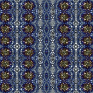 Kusursuz kaotik şablon. Soyut sanat geçmişi. Kusursuz bir doku. Modern arka plan. Mandala