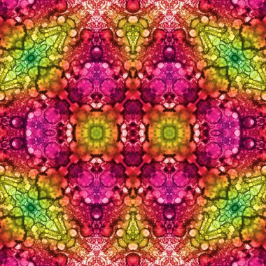 Kusursuz etnik düzen. Soyut retro arka plan. Kusursuz bir doku. Simetrik arkaplan. Sanat dokusu