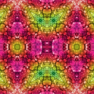 Kusursuz etnik düzen. Soyut retro arka plan. Kusursuz bir doku. Simetrik arkaplan. Sanat dokusu