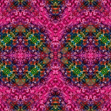 Kusursuz kaotik şablon. Soyut sanat geçmişi. Kusursuz bir doku. Modern arka plan. Mandala