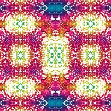 Kusursuz kaotik şablon. Soyut sanat geçmişi. Kusursuz bir doku. Modern arka plan. Mandala