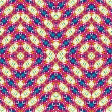 Kusursuz kaotik şablon. Soyut sanat geçmişi. Kusursuz bir doku. Modern arka plan. Mandala