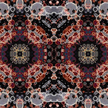 Kusursuz kaotik şablon. Soyut moda arka planı. Kusursuz bir doku. Modern arka plan. Kaleydoskopik