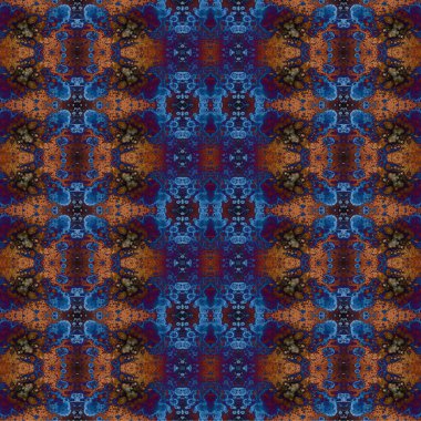 Kusursuz kaotik şablon. Soyut sanat geçmişi. Kusursuz bir doku. Modern arka plan. Mandala