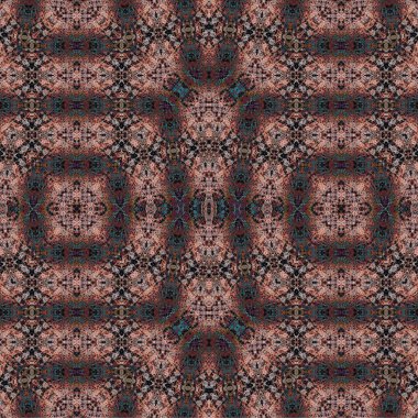 Kusursuz kaotik şablon. Soyut sanat geçmişi. Kusursuz bir doku. Modern arka plan. Mandala