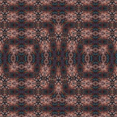 Kusursuz kaotik şablon. Soyut sanat geçmişi. Kusursuz bir doku. Modern arka plan. Mandala