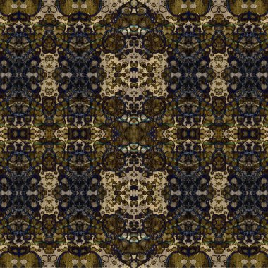 Kusursuz kaotik şablon. Soyut sanat geçmişi. Kusursuz bir doku. Modern arka plan. Mandala