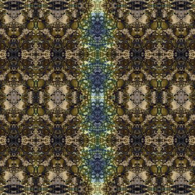 Kusursuz kaotik şablon. Soyut sanat geçmişi. Kusursuz bir doku. Modern arka plan. Mandala