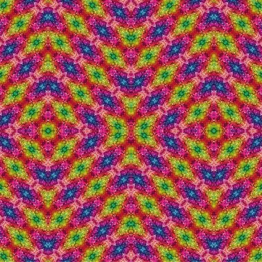 Kusursuz etnik düzen. Soyut retro arka plan. Kusursuz bir doku. Simetrik arkaplan. Sanat dokusu