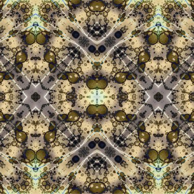 Kusursuz kaotik şablon. Soyut sanat geçmişi. Kusursuz bir doku. Modern arka plan. Mandala