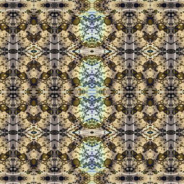 Kusursuz kaotik şablon. Soyut sanat geçmişi. Kusursuz bir doku. Modern arka plan. Mandala