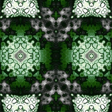 Kusursuz kaotik şablon. Soyut moda arka planı. Kusursuz bir doku. Modern arka plan. Kaleydoskopik