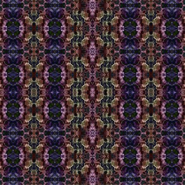 Kusursuz kaotik şablon. Soyut sanat geçmişi. Kusursuz bir doku. Modern arka plan. Mandala