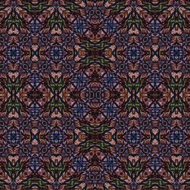 Kusursuz kaotik şablon. Soyut sanat geçmişi. Kusursuz bir doku. Modern arka plan. Mandala