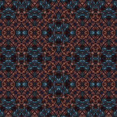 Kusursuz kaotik şablon. Soyut sanat geçmişi. Kusursuz bir doku. Modern arka plan. Mandala