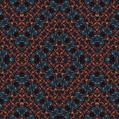 Kusursuz kaotik şablon. Soyut sanat geçmişi. Kusursuz bir doku. Modern arka plan. Mandala