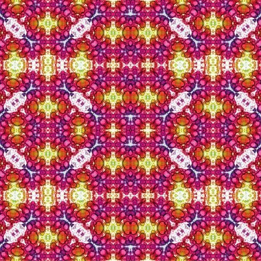 Kusursuz kaotik şablon. Soyut sanat geçmişi. Kusursuz bir doku. Modern arka plan. Mandala