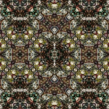 Kusursuz kaotik şablon. Soyut moda arka planı. Kusursuz bir doku. Modern arka plan. Kaleydoskopik