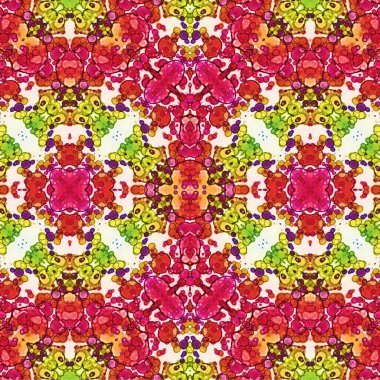 Kusursuz kaotik şablon. Soyut sanat geçmişi. Kusursuz bir doku. Modern arka plan. Mandala