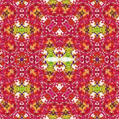 Kusursuz kaotik şablon. Soyut sanat geçmişi. Kusursuz bir doku. Modern arka plan. Mandala