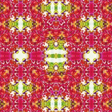 Kusursuz kaotik şablon. Soyut sanat geçmişi. Kusursuz bir doku. Modern arka plan. Mandala