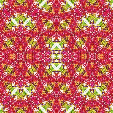 Kusursuz kaotik şablon. Soyut sanat geçmişi. Kusursuz bir doku. Modern arka plan. Mandala