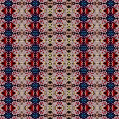 Kusursuz kaotik şablon. Soyut sanat geçmişi. Kusursuz bir doku. Modern arka plan. Mandala