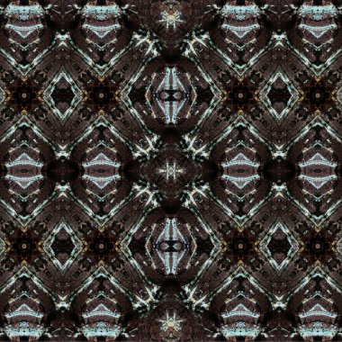 Kusursuz kaotik şablon. Soyut sanat geçmişi. Kusursuz bir doku. Modern arka plan. Mandala