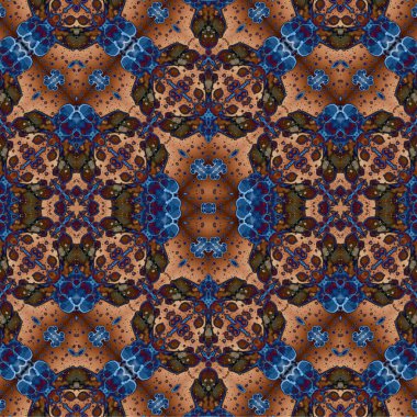 Kusursuz kaotik şablon. Soyut moda arka planı. Kusursuz bir doku. Modern arka plan. Kaleydoskopik