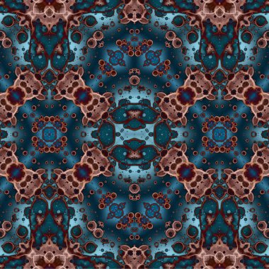 Kusursuz kaotik şablon. Soyut moda arka planı. Kusursuz bir doku. Modern arka plan. Kaleydoskopik