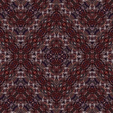 Kusursuz kaotik şablon. Soyut sanat geçmişi. Kusursuz bir doku. Modern arka plan. Mandala