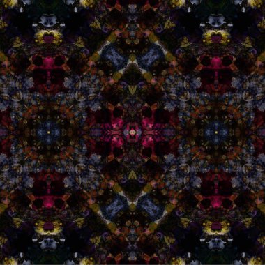 Kusursuz kaotik şablon. Soyut moda arka planı. Kusursuz bir doku. Modern arka plan. Kaleydoskopik