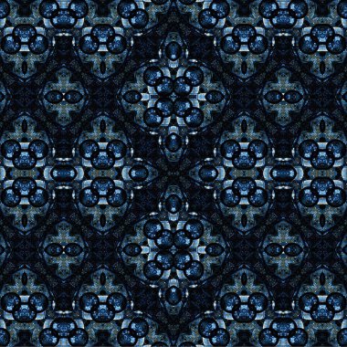 Kusursuz kaotik şablon. Soyut sanat geçmişi. Kusursuz bir doku. Modern arka plan. Mandala