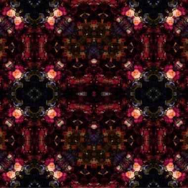 Kusursuz kaotik şablon. Soyut moda arka planı. Kusursuz bir doku. Modern arka plan. Kaleydoskopik