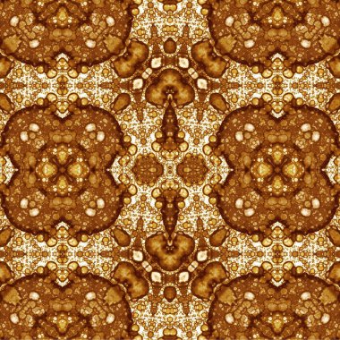 Kusursuz etnik düzen. Soyut retro arka plan. Kusursuz bir doku. Simetrik arkaplan. Sanat dokusu