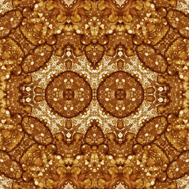 Kusursuz etnik düzen. Soyut retro arka plan. Kusursuz bir doku. Simetrik arkaplan. Sanat dokusu