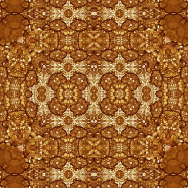 Seamless ethnic pattern. Abstract retro background. Seamless texture. Symmetrical background. Art texture