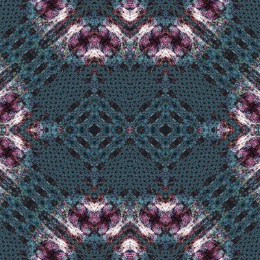 Kusursuz etnik düzen. Soyut retro arka plan. Kusursuz bir doku. Simetrik arkaplan. Sanat dokusu