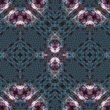 Kusursuz etnik düzen. Soyut retro arka plan. Kusursuz bir doku. Simetrik arkaplan. Sanat dokusu