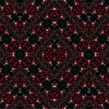 Kusursuz kaotik şablon. Soyut moda arka planı. Kusursuz bir doku. Modern arka plan. Kaleydoskopik