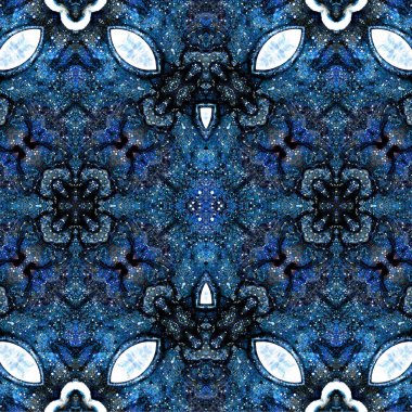 Kusursuz kaotik şablon. Soyut sanat geçmişi. Kusursuz bir doku. Modern arka plan. Mandala