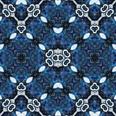 Kusursuz kaotik şablon. Soyut sanat geçmişi. Kusursuz bir doku. Modern arka plan. Mandala