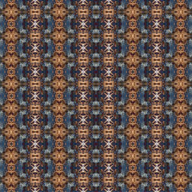 Kusursuz kaotik şablon. Soyut sanat geçmişi. Kusursuz bir doku. Modern arka plan. Mandala