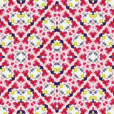 Kusursuz kaotik şablon. Soyut sanat geçmişi. Kusursuz bir doku. Modern arka plan. Mandala